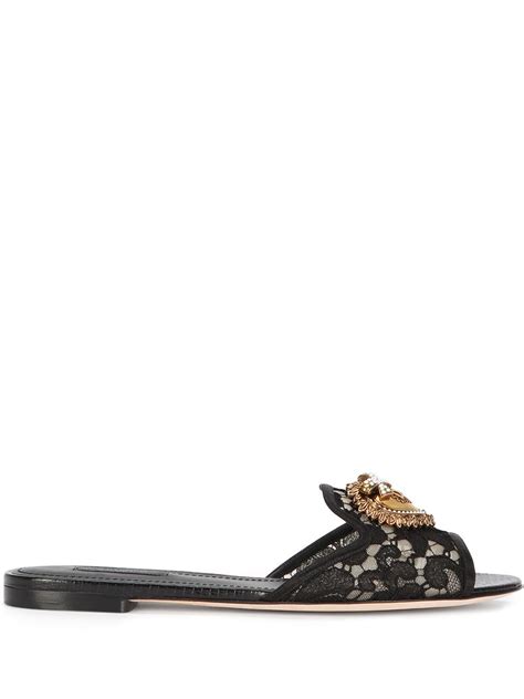 dolce gabbana slip on shoes|dolce and gabbana heel sandals.